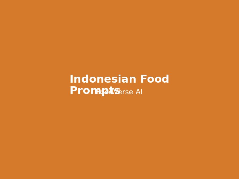 10 Prompt AI Terbaik untuk Food Photography Indonesia